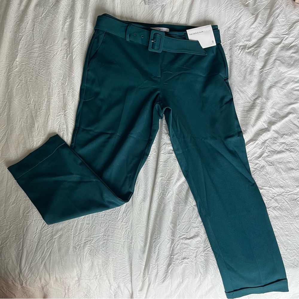 Loft Teal Trousers